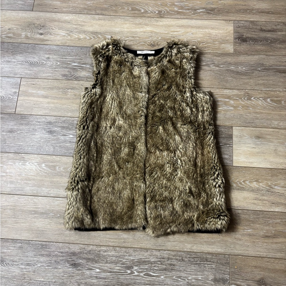 Bailey 44 Waverly Vest Sz S Faux Fur Quiet Luxury Mobwife Cabincore Ski Colorado